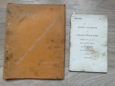 Vincent Original Parts List