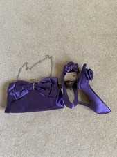Phase Eight Purple Satin Shoes