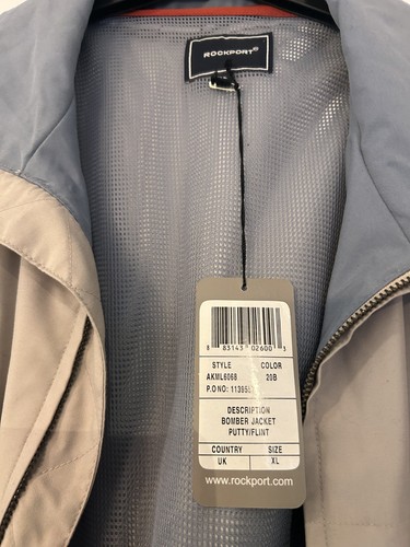 Rockport bomber jacket - bomber, xl