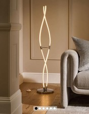 Chrome Mika LED Floor Lamp by