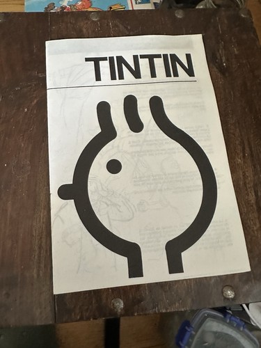 Tintin the history printed - tintin,