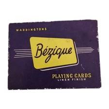 Bezique By John Waddington Playing Cards Game Waddingtons Vintage Collectables
