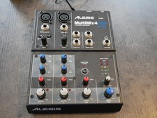 ALESIS MULTIMIX 4 CHANNEL USB mixer with power lead