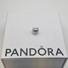 Genuine Pandora Merry Christmas Textured Glitter Ball Charm ALE 925 797524EN16
