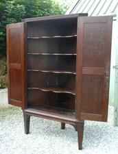 Antique Oak Victorian 5 Shelf