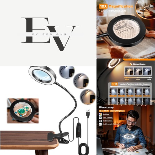 Clip 10x magnifying - clip-on,