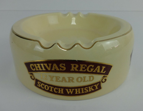 Vintage whisky ashtray chivas - ashtray,