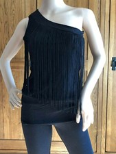 BNWT Jane Norman 1 shoulder Tassle Size 10 Top RRP £20