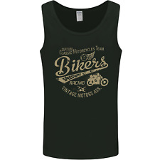 Bikers Speedway Racing Mens Vest Tank Top