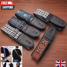 Vintage Embroidered Guitar