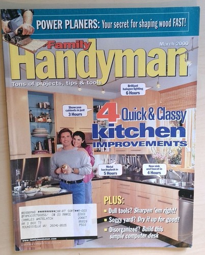 Family handyman magazine march - handyman,