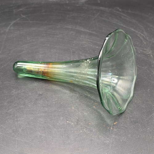 Small vintage green glass - small,
