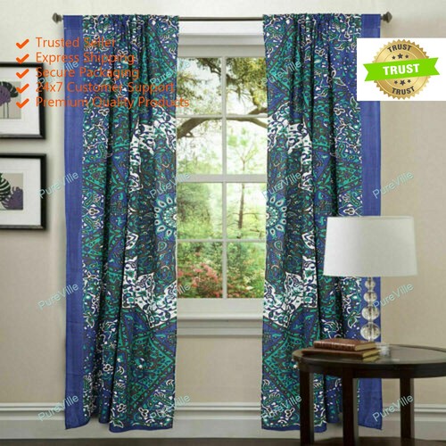Indian mandala curtains - indian,