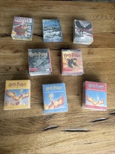 Harry Potter Cassette Tapes. Audio By Stephen Fry.  1-5 Books Complete Set