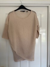 Ruth Langsford Faux Crossover Fine Knit Raglan Sleeve Top - XS