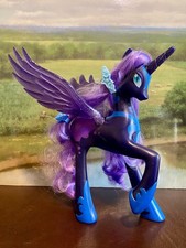 My Little Pony G4Nightmare Moon Lights!Talks!Princess Luna+4Rare Star Barrettes!
