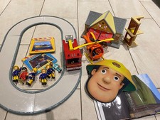 fireman sam bundle- building, mask, vehicles, figures, track, book, story mat