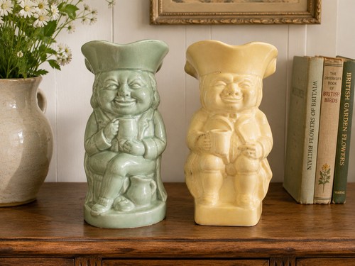 Two toby jugs - jugs, devon