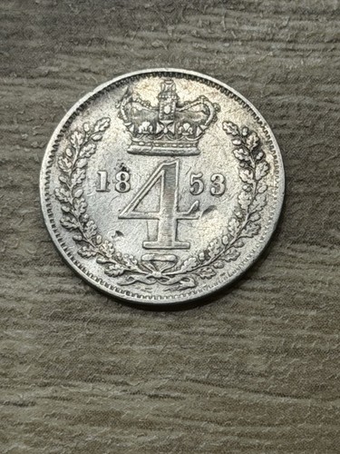 Victoria maundy fourpence - maundy,,