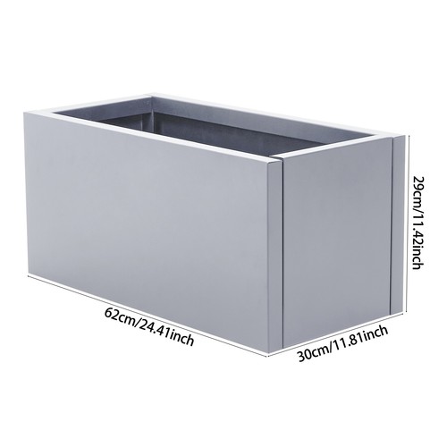 Metal planter plant trough - metal,