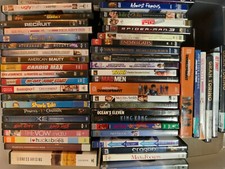 Lot of 100 Used ASSORTED DVD