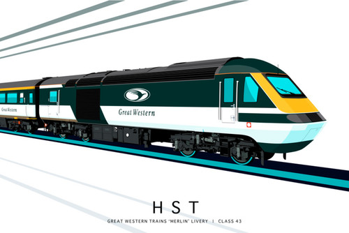 Artwork print great western - -,