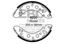 Brake Shoe Set Rear 203mm ⌀