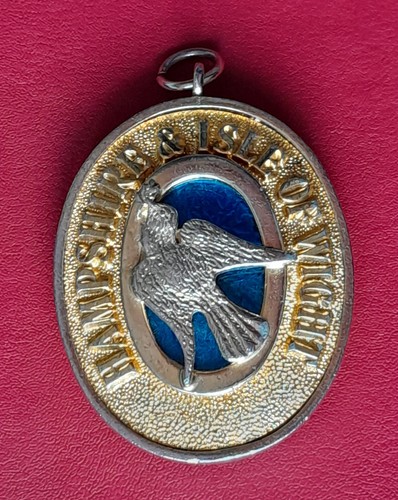 Masonic collar jewel - masonic, hampshire