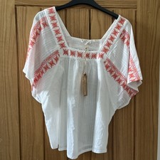FatFace Tayla Embroidered Top