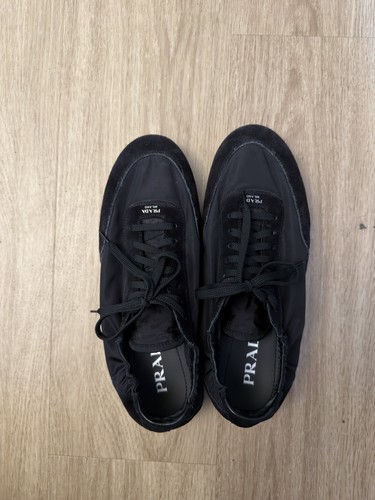 Prada nylon collapse sneakers - prada,