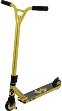 Stunted Icon Stunt Scooter Burnished Gold Finish And Front Stunt