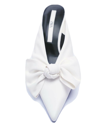 Zara shoes mules with - , bow