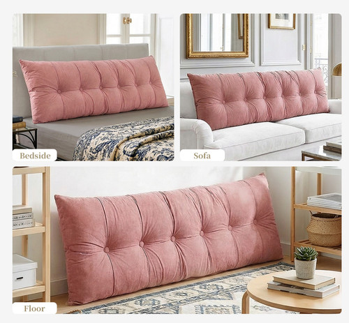 Wedge pillow headboard - headboard, large