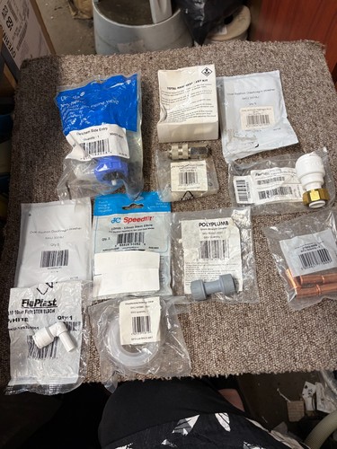 Job lot plumbing - of, items