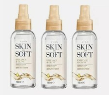 3x Avon Skin So Soft Enhance and Glow Airbrush Spray Self-Tanning