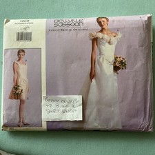 VOGUE BRIDAL BELLVILLE SASSOON ORIGINAL WEDDING DRESS SEWING PATTERN. 1909. 