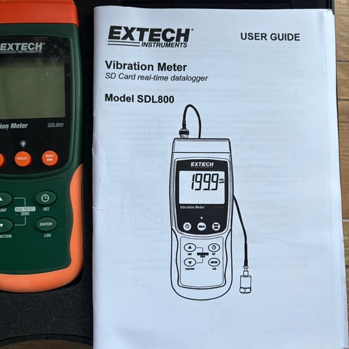 Extech sdl800 vibration meter - extech,
