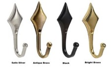 2x CURTAIN TIE BACK HOOKS