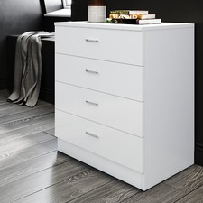High Gloss Chest of 4 Drawers