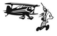 Race! (Pitts Special Variant 2) Sticker