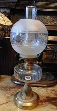 Oil Lamp Victorian Clear Cut