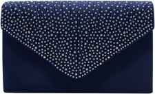 Diamante Envelope Clutch Bag