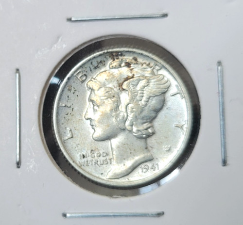 1941 mercury 900 dime 10c - bu,