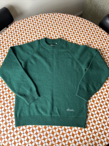 Albam men green wool jumper - albam,
