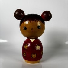 WOODEN KOKESHI DOLL MUJYAKI