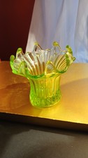 Vintage Sowerby Green Glass