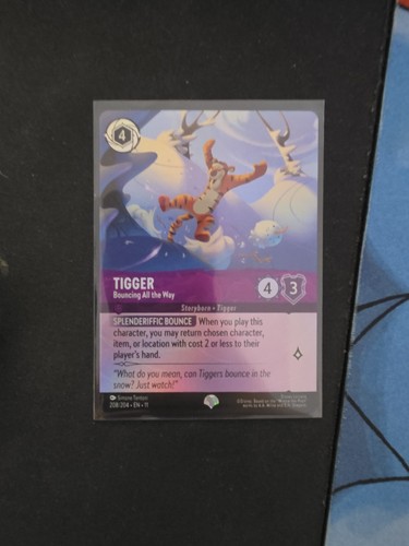 Disney lorcana tigger - disney,