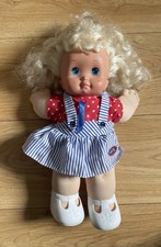 Rare Mattel Magic Nursery platinum Blonde Girl Doll 1989 Excellent Condition