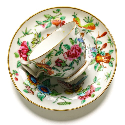 Chinese porcelain cup saucer - porcelain,