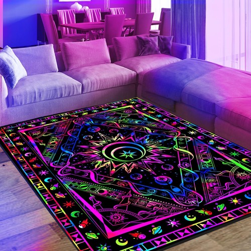 Blacklight burning sun area - burning,